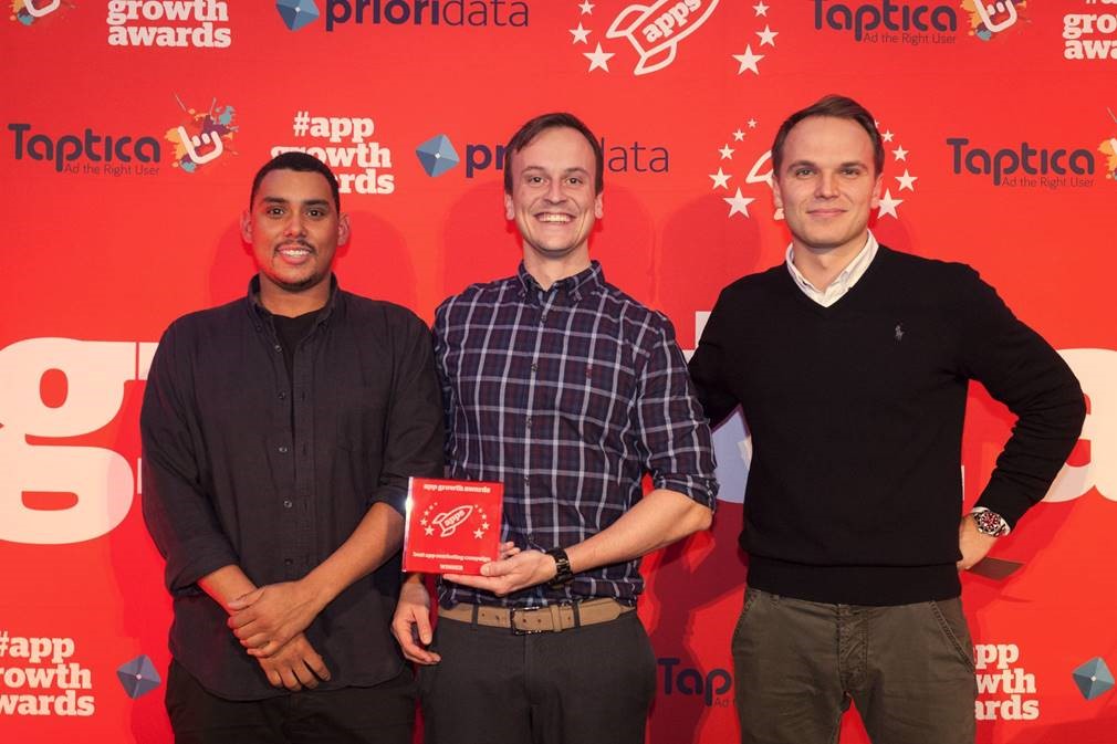 Clair Software win App Marketing Campaign at App Growth Awards 2017 1 YM win App Growth Awards